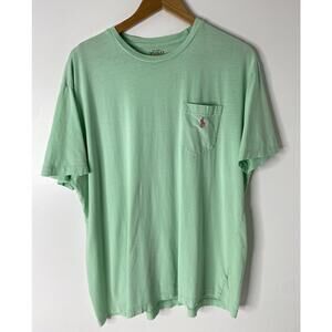 Polo Ralph Lauren Men's Short Sleeve Mint Green Pullover Pocket T-Shirt -Size L